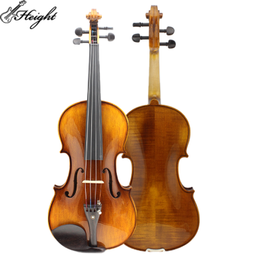 First Class Solid Spruce Wood Violin with Artificial Flame: Premium Quality Instrument