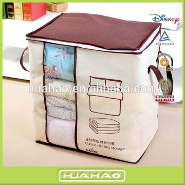 wholesale bedding zipper non woven travel storage bag for quilt