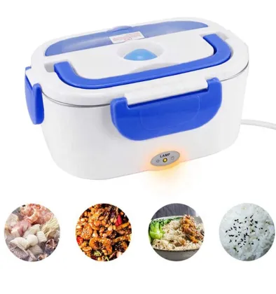 Electric 2-in-1 Food Grade Plastic Heating Rice Storage Lunch Box