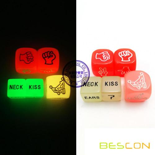 Funny Sex Position Glowing Dice Set for Adult Couples Novelty Toys Game Adult Fun Toy Sex Games Love Dice