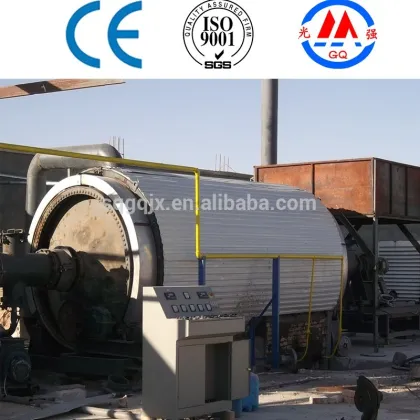 green technology used tyre pyrolysis reactor rubber pyrolysis machinery for sale