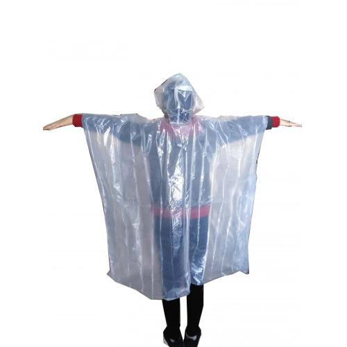 PLA Clear Adult Rain Ponchos