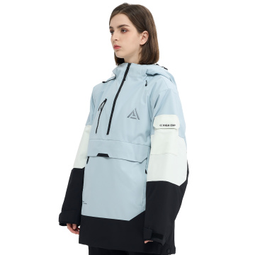 Skiwear women's single and double board hooded