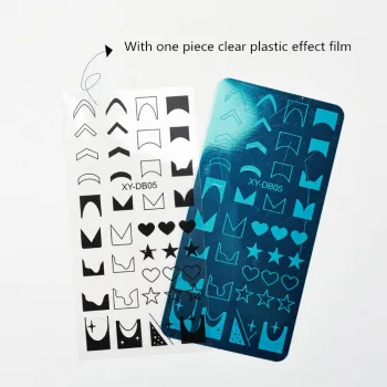 French Pattern Rectangle Stamping Plates for Nail Art