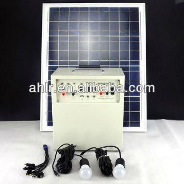 30w/50w portable solar energy system for home lighting