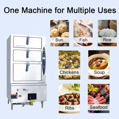 Cabinet Seafood Snacks Kitchen Steam Cooking