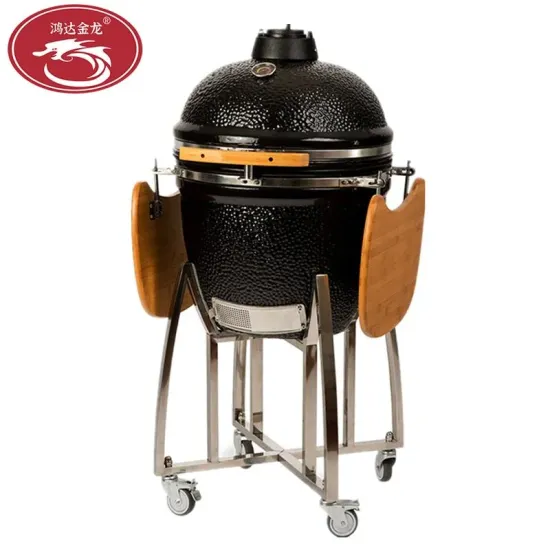 26 Inch Smokeless Black Egg Kamado BBQ Charcoal Grill