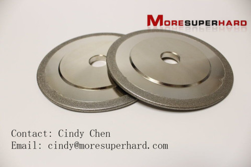 14F1 Electroplated diamond & CBN grinding wheel