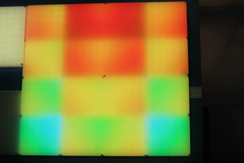 Disco RGB LED ვიდეო პანელის შუქი
