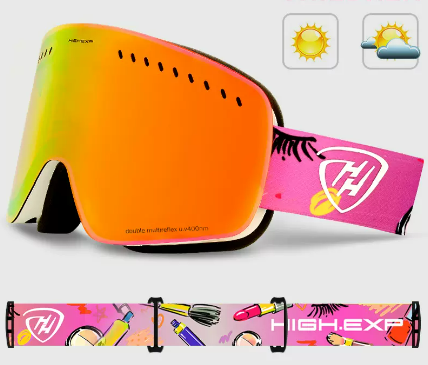 Children's ski goggles goggles double layer