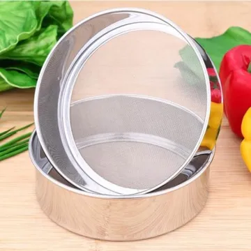 Best Kitchen Flour Sifter: Fine Mesh Stainless Steel Sifter