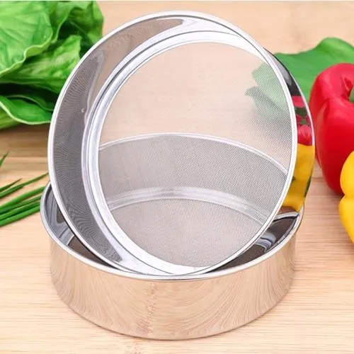 Best Kitchen Flour Sifter: Fine Mesh Stainless Steel Sifter