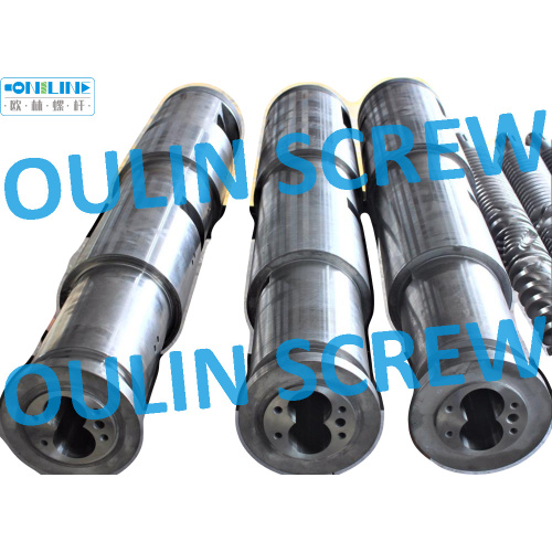 Jwell Liansu 65/132 Twin Conical Screw and Barrel for PVC Pipe, Sheet, Profile, Granulation, Foaming