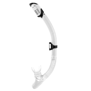 Snorkeling top a secco per lo snorkeling del mare sottomarino - tubo di respirazione per immersioni in PVC in silicone