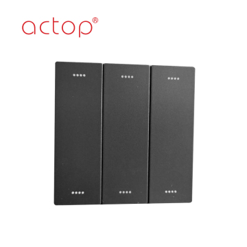 Wired wireless zigbee Rcu plastic smart wall switch