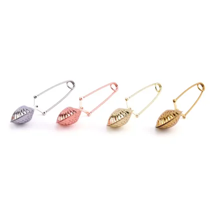 Shell Shaped 304 Stainless Steel Rose Gold Tea Strainer