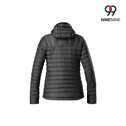 Trendy Women's Micro Down Hooded Jacket Style