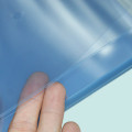 folhas de plástico de PVC rígido transparente com filme PE
