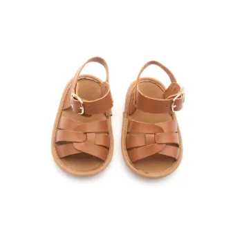 Latest Design Baby Sandals Fashion Genuine Leather Walking Sandals