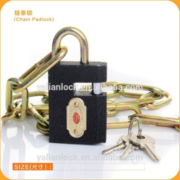 China-made Yalian Brand Wholesale Top Security Motorcycle Anti Theft Chain Lock