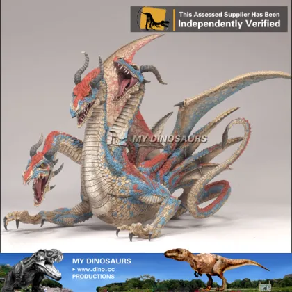 MY Dino-C092 Museum realistic dragon models on exhibition