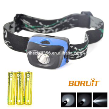 Promotional Plastic Mini Headlamp with Dry Battery
