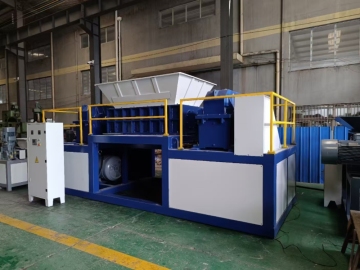 waste steel aluminum shredder line