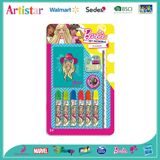 Barbie blister card set