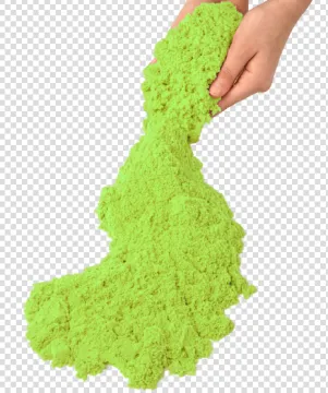 light green diy kinetic sand