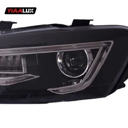 Vland LED Headlight with Moving Signal and DRL for Polo 2011-2017