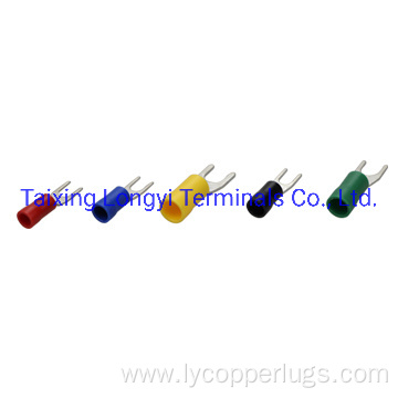 Insulated Copper Terminal Connector Fork Terminal