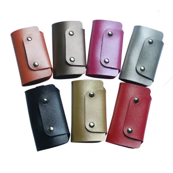 Portable Leather Keychain Holder: A Stylish and Practical Car Key Organizer for Unisex Use