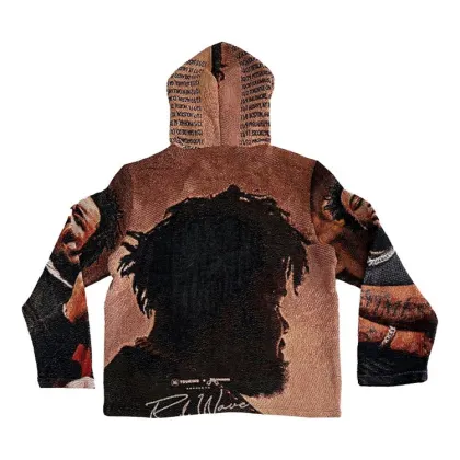 2024 Rap Star Rod Time Tapestry Jacket Hoodie