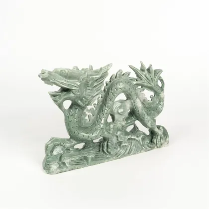 Wholesale Xiuyan Jade Dragon Carvings for Decoration