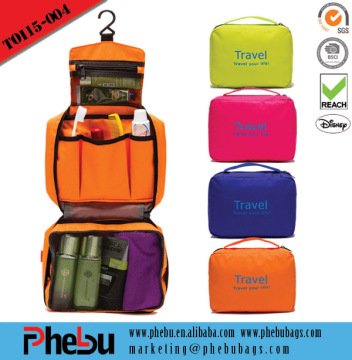 Hanging folding Travelling Storage Bag Suitcase Organizer Toiletry Bag(TOI15-004)