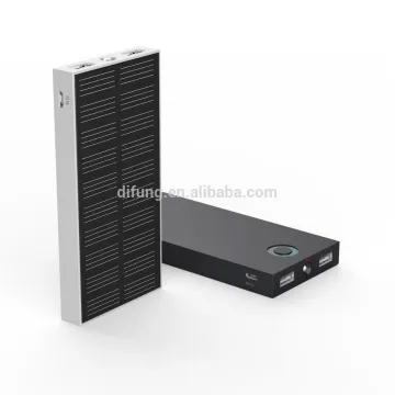 Dual USB 6000mah solar panel battery powerbank mini power bank charger