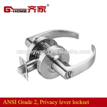 American ANSI Grade 2 tubular lever lockset for privacy funtion