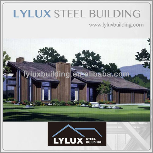 Steel structure prefabricated/prefab kit homes,prefab luxury homes