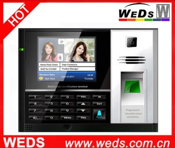 Biometrics Time Attendance System with 3.5 Inches LCD & HD Camera