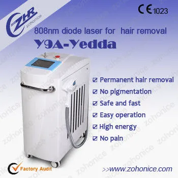 808nm Diode Laser Removal Machine 808 Laser Epilator With Cooling System