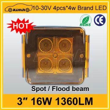 Brand led 3" 1360LM 16w auto off road led working light