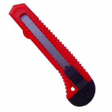 OEM Plastic Cutting Knife with Steel Sliding Blade for Box Cutters