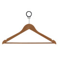 Wooden Hotel Coat Hanger Dark Brown Wood Hanger