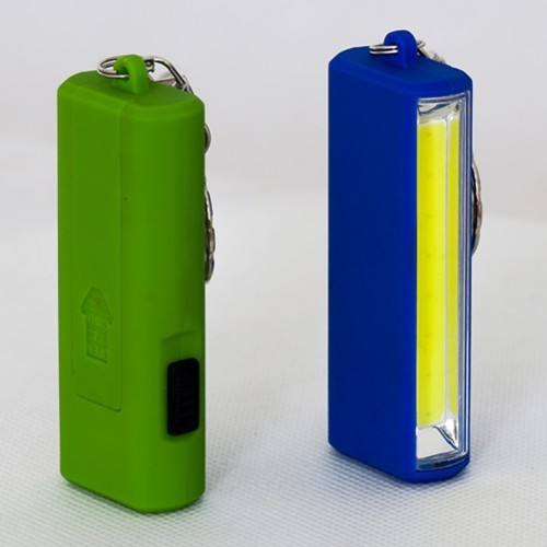 1.5W COB keychain light 1LED portable pocket light with key ring
