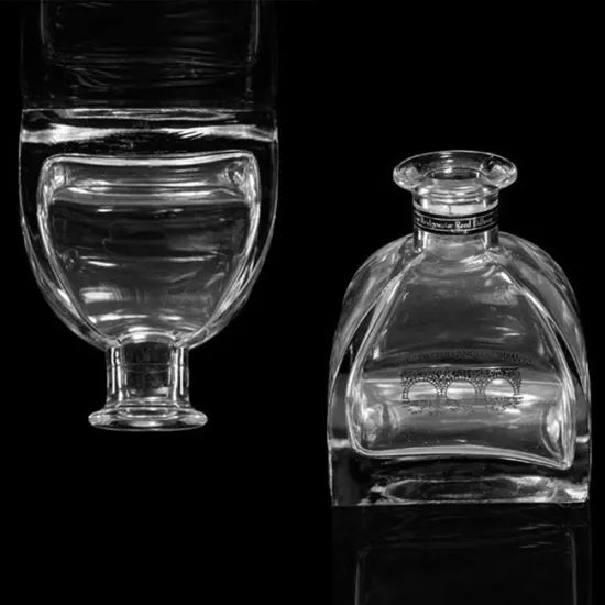 Empty Bottle 25CL Pyramid Clear Glass Diffuser