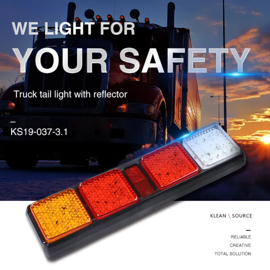 Waterproof Rear Tail Light: Comprehensive LED Truck Light with Stop, Turn, and Tail Functions and Combination Tail Light