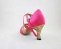 senhoras sapatos de dança rosa