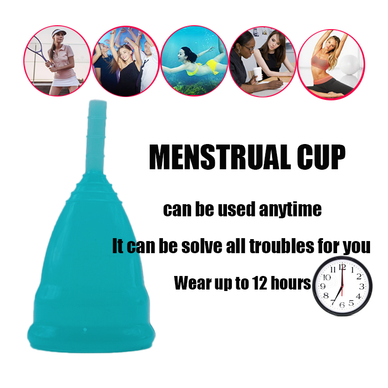 2pcs Copa Menstrual Cup Medical Grade Collector Menstrual de Silicone Medica Reusable Menstruation Period Cup Women Cup