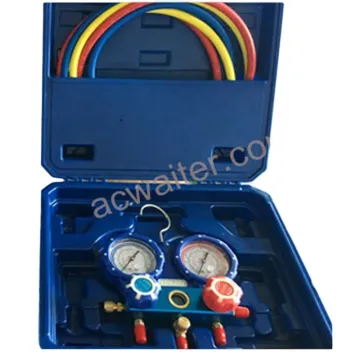 R22 R134A R404A Refrigeration Manifold Gauge Set for Auto Air Conditioning