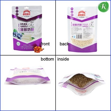 factory direct custom printed doypack plastic food bags for packaging sauce